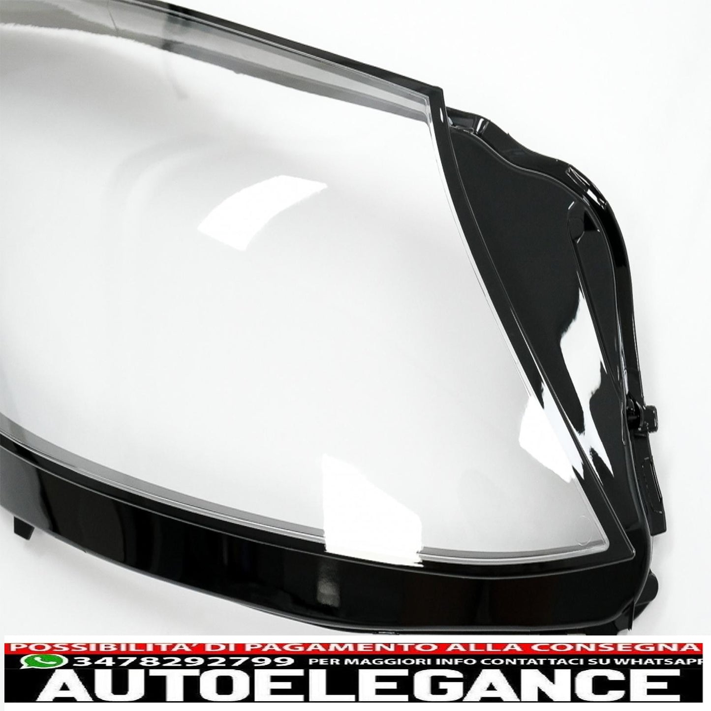 headlight lenses suitable for mercedes s class w222 restyling (2017-2020) clear 