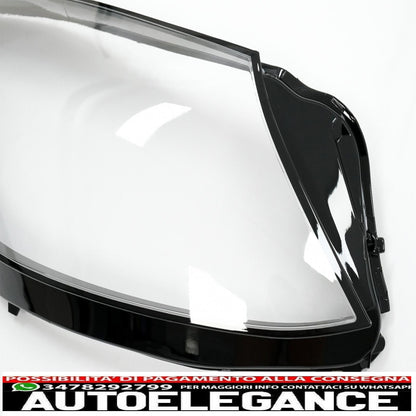 headlight lenses suitable for mercedes s class w222 restyling (2017-2020) clear 