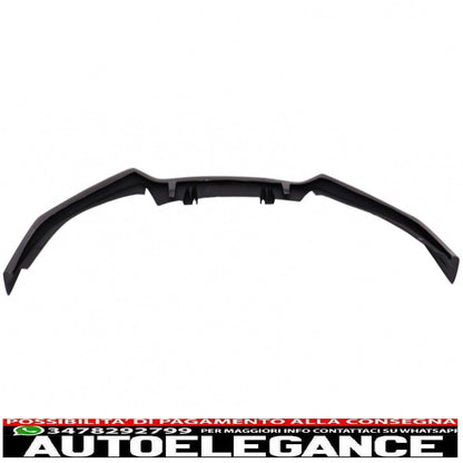 Front bumper additional spoiler lip suitable for audi a7 rs7 4g (2010-2018) real carbon
