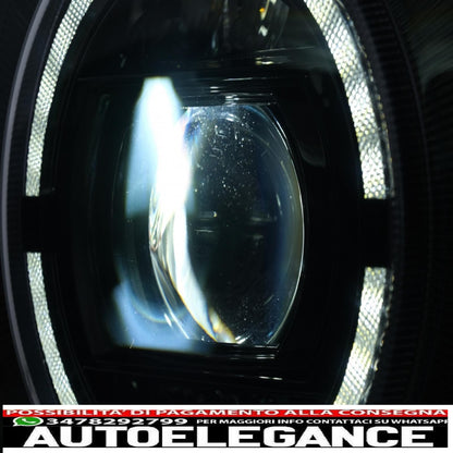 fari anteriori full led adatti per mercedes classe g w463 (2007-2017) design nero facelift 2018