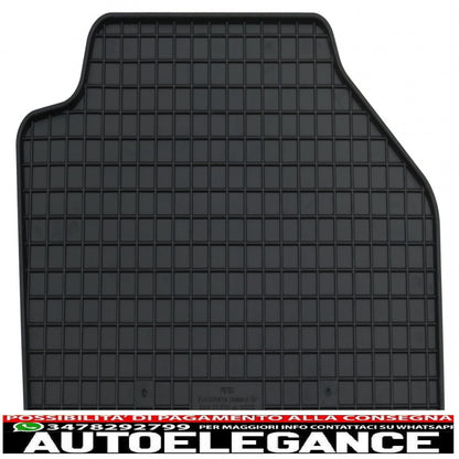 Black rubber mat suitable for bmw x3 f25 (2011-2017), x4 f26 (2014-2018)