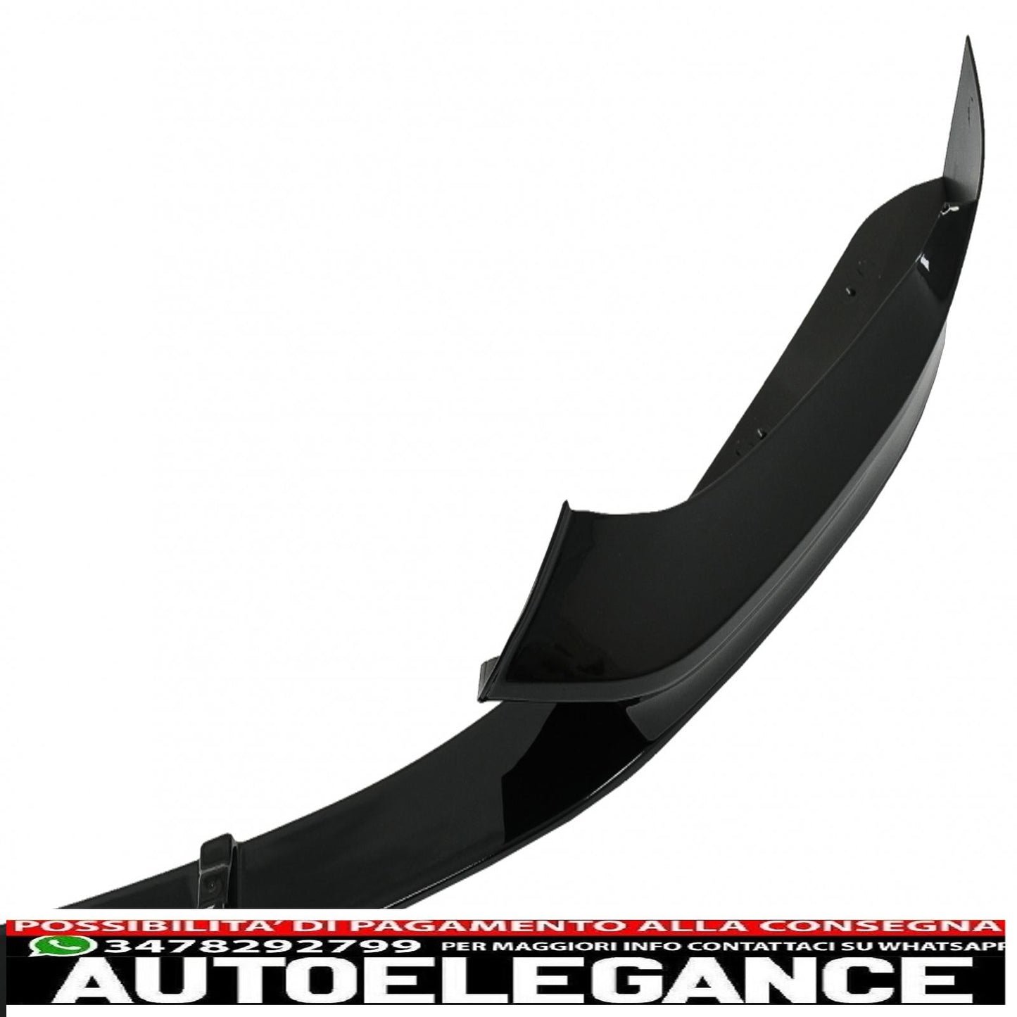 Front Bumper Spoiler Fit For BMW 1 Series F20 F21 LCI (2015-2019) Hatchback M Sport Piano Black 