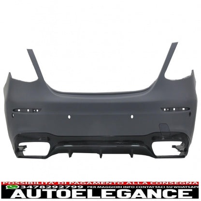 body kit suitable for mercedes e-class w213 (2016-2019) e63 design with chrome exhaust tips 
