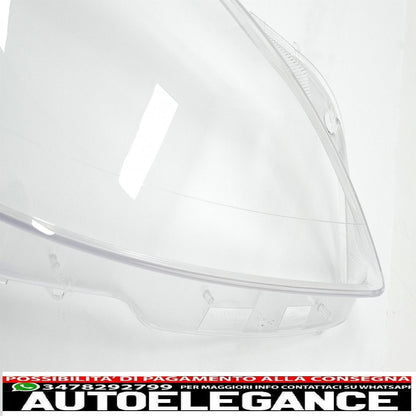 headlight lenses suitable for mercedes s class w221 restyling (2010-2013) clear 