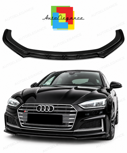 👉ART.0884 SPLITTER A5 F5 2016-2019 SLINE S5 NERO LUCIDO👈