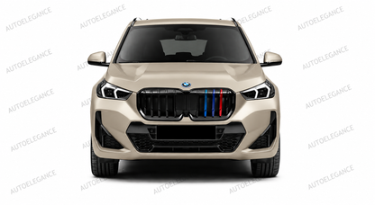 💫ART.10209 GRIGLIA BMW X1 U11 23- LOOK M NERO LUCIDO TRICOLORE💫