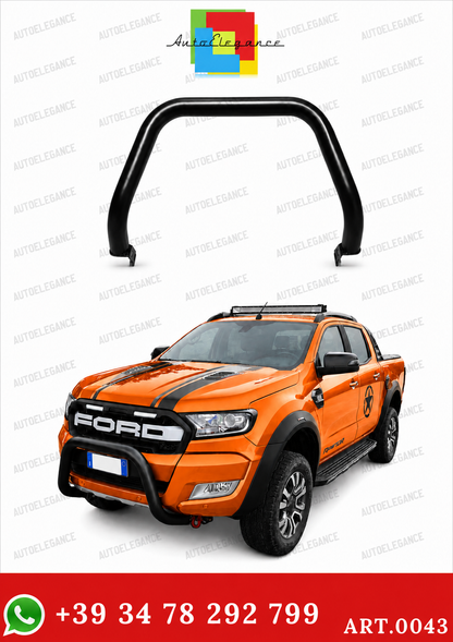 ART. 0043 BULLBAR  FORD RANGER T6 2015+ NERO OPACO