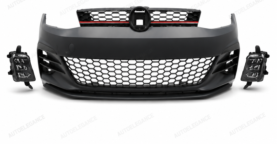 💕PARAURTI ANTERIORE VOLKSWAGEN VW GOLF 7.5 17-20 LOOK GTI💕