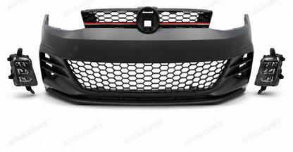 💕PARAURTI ANTERIORE VOLKSWAGEN VW GOLF 7.5 17-20 LOOK GTI💕