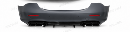 💕PARAURTI POSTERIORE MERCEDES W213 21-24 LOOK AMG E63S DIFFUSORE💕
