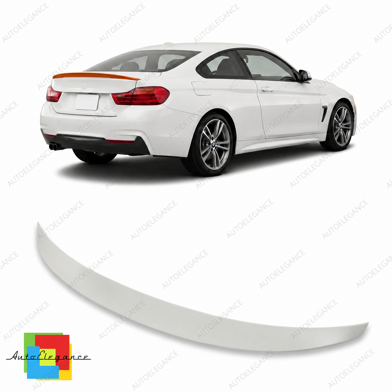 👉Spoiler posteriore del bagagliaio verniciabile BMW Serie 4 F32 Coupé 13-20👈
