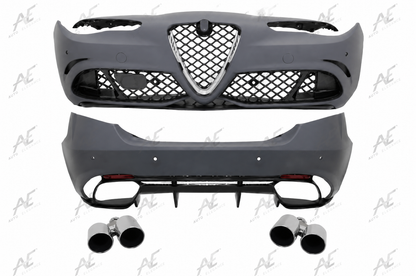 💕ART. 1727 BODYKIT ALFA  ROMEO GIULIA 952 Q4 2016+ LOOK QUADRIFOGLIO💕