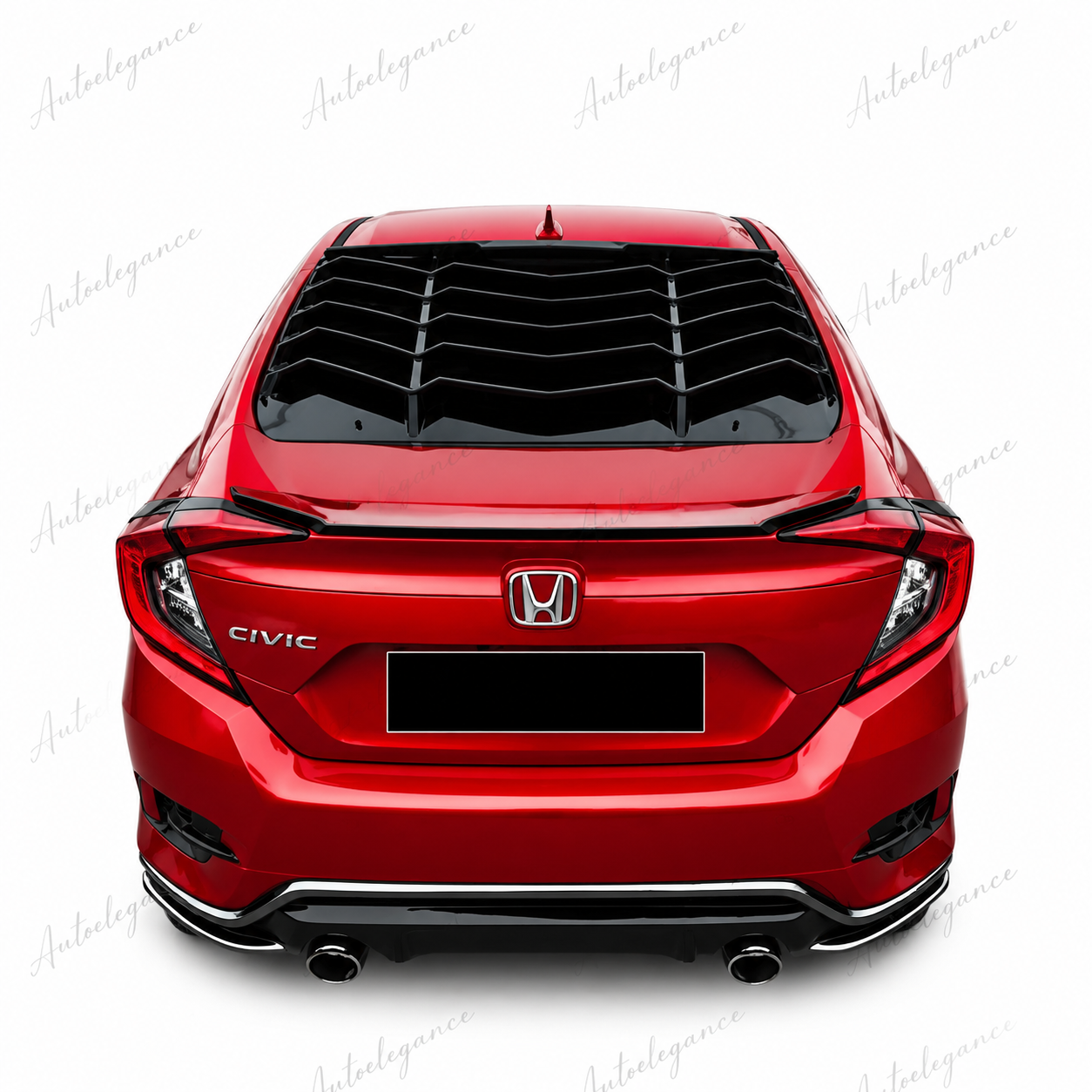🔥ART.2155 GRIGLIA PER LUNOTTO POSTERIORE HONDA CIVIC FC5 NERO OPACO IN ABS🔥