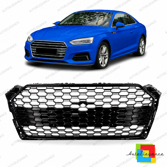 👉Griglia anteriore lucida nera adatta per Audi A5 F5 2016-2019👈