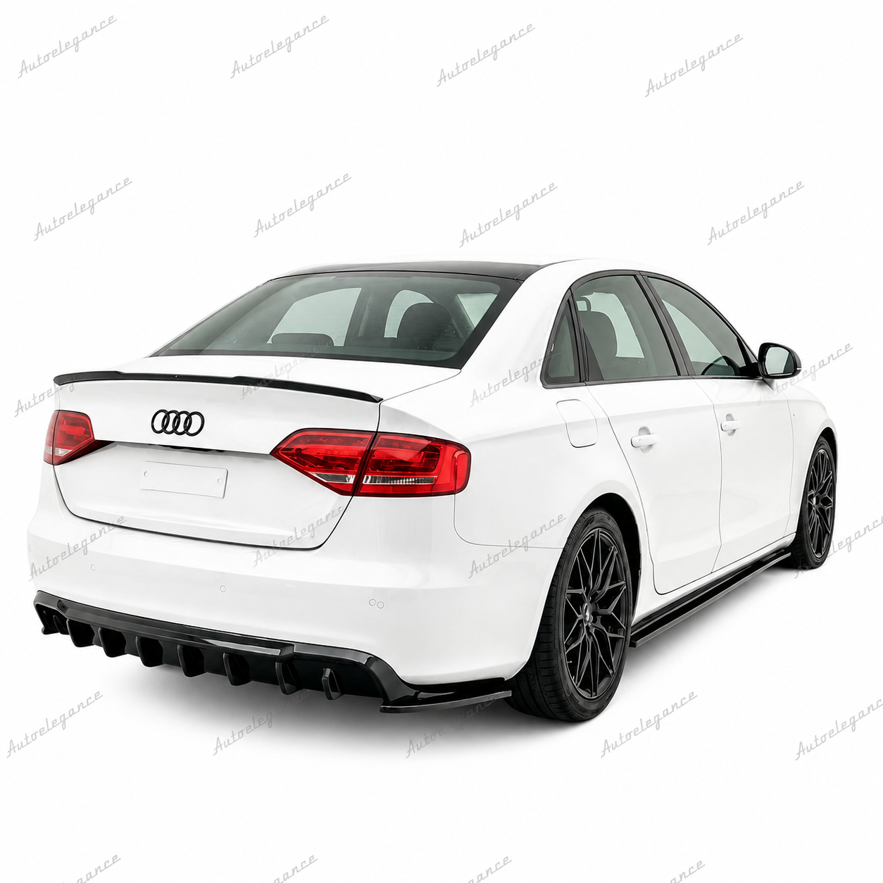 🔥ART.9944 DIFFUSORE PER AUDI A4 B8 FL 07-14 STANDARD NERO LUCIDO🔥