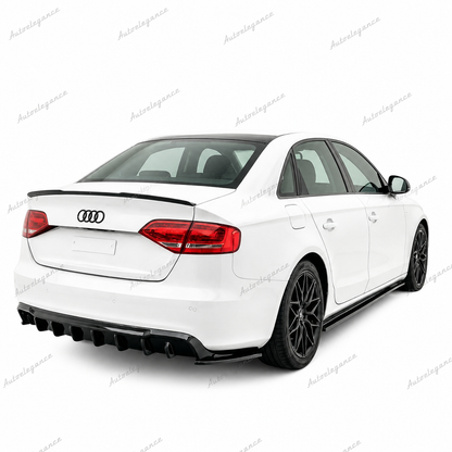 🔥ART.9944 DIFFUSORE PER AUDI A4 B8 FL 07-14 STANDARD NERO LUCIDO🔥