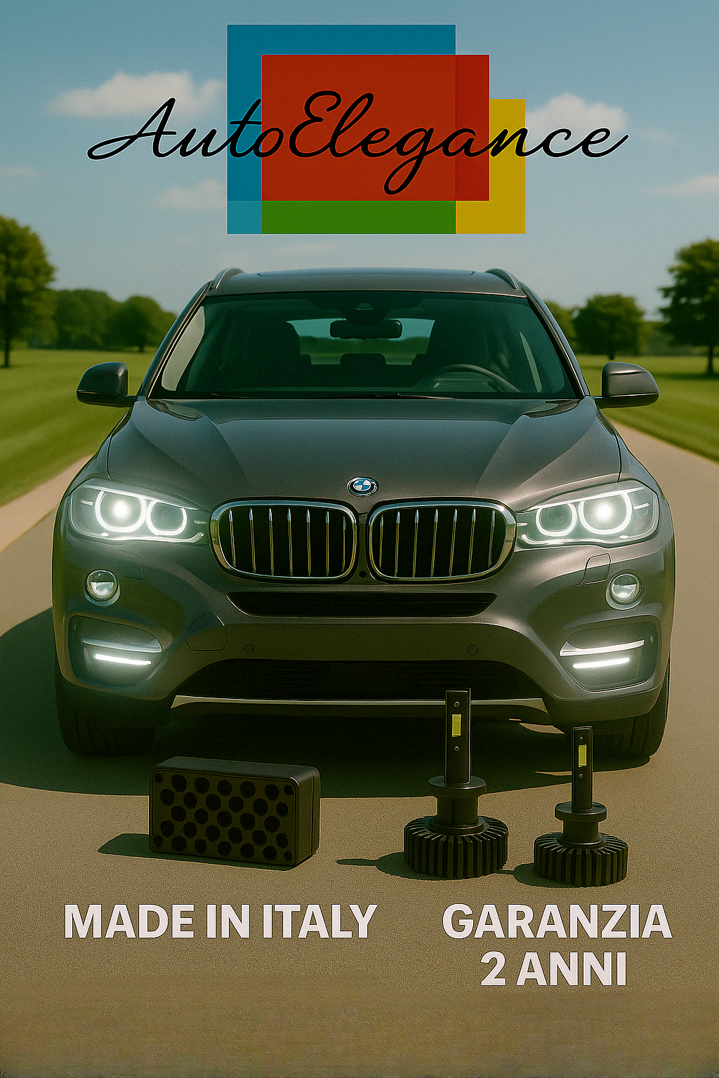 ❤️ KIT LED D1S 6000K BIANCO GHIACCIO ANABBAGLIANTI PER  BMW X6 ❤️