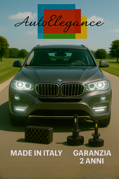 ❤️ KIT LED D1S 6000K BIANCO GHIACCIO ANABBAGLIANTI PER  BMW X6 ❤️