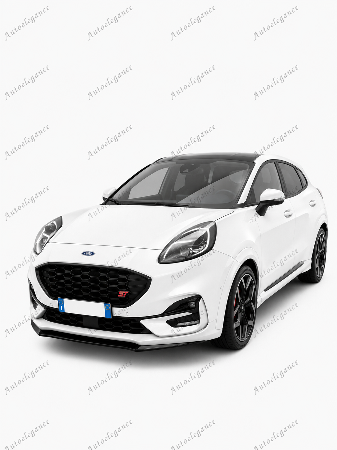 🔥ART.1745 SPLITTER ADATTO PER FORD PUMA ST-LINE 2019+ NERO LUCIDO🔥