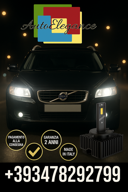 COPPIA LAMPADE D2S LED DA XENON A LED PER  Volvo V50