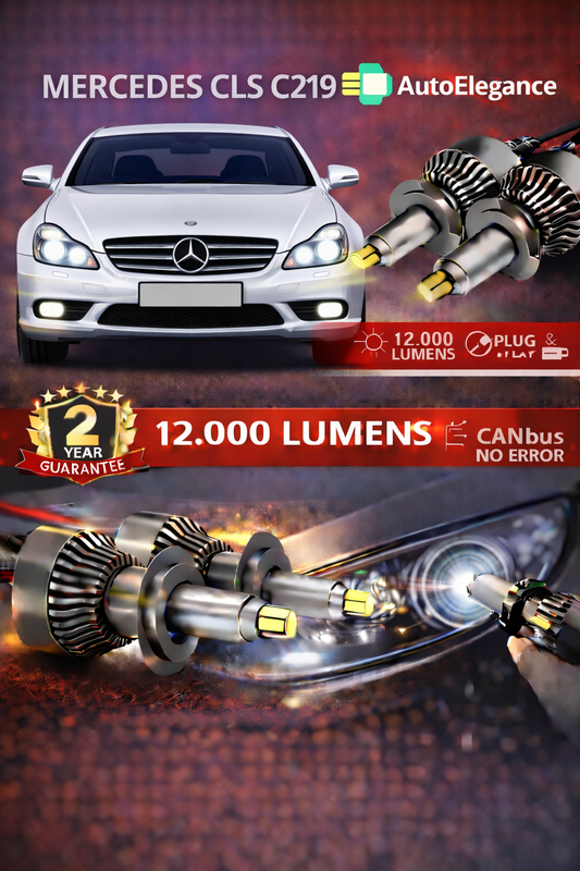 KIT LED Mercedes CLS C219 ANABAGLIANTI H7 CANBUS Bianco 6500K 360 gradi