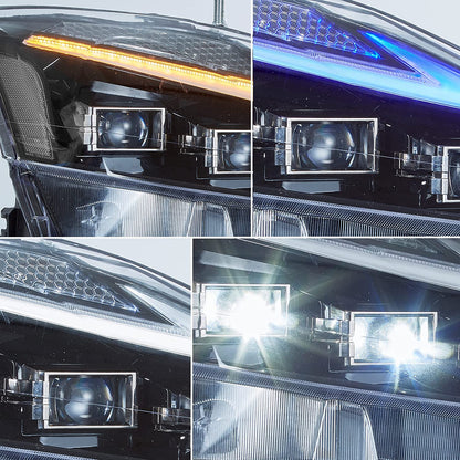 Fari a LED per Lexus IS250/IS250C IS350/IS350C IS220d 2006-2012 ISF 2008-2014 con animazione e respirazione blu