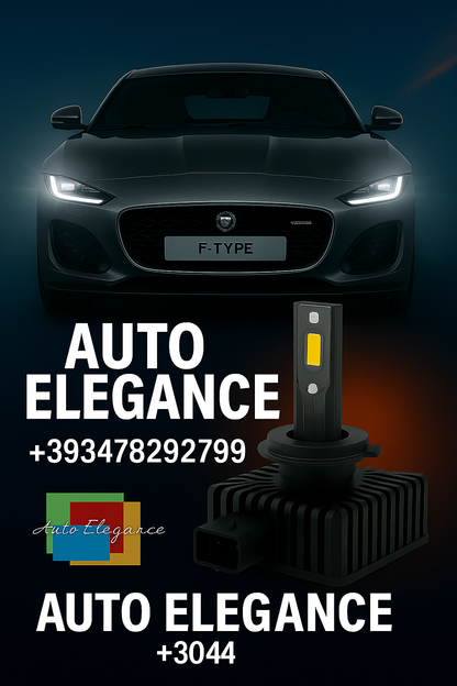 💕COPPIA LAMPADE D1S LED DA XENON A LED PER  JAGUAR F-TYPE💕