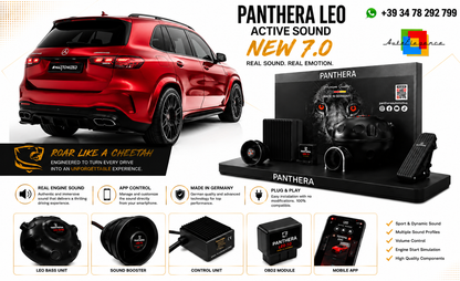 💕ART.2672 PANTHERA Soundsystem Booster 7.0-Mercedes-Benz GLS AMG-Line X167💕