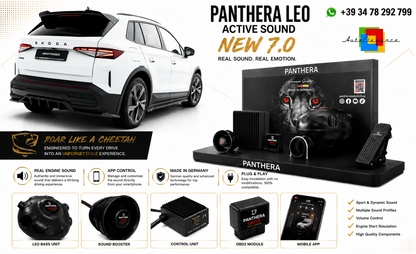 💕ART.2672 PANTHERA Soundsystem Booster 7.0- Skoda Elroq RS Mk1💕