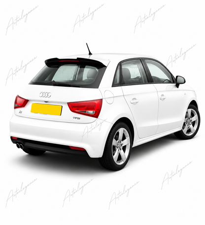 🔥ART.9920 SPOILER POSTERIORE PER AUDI A1 8X 5 PORTE 2010-2018 NERO LUCIDO🔥