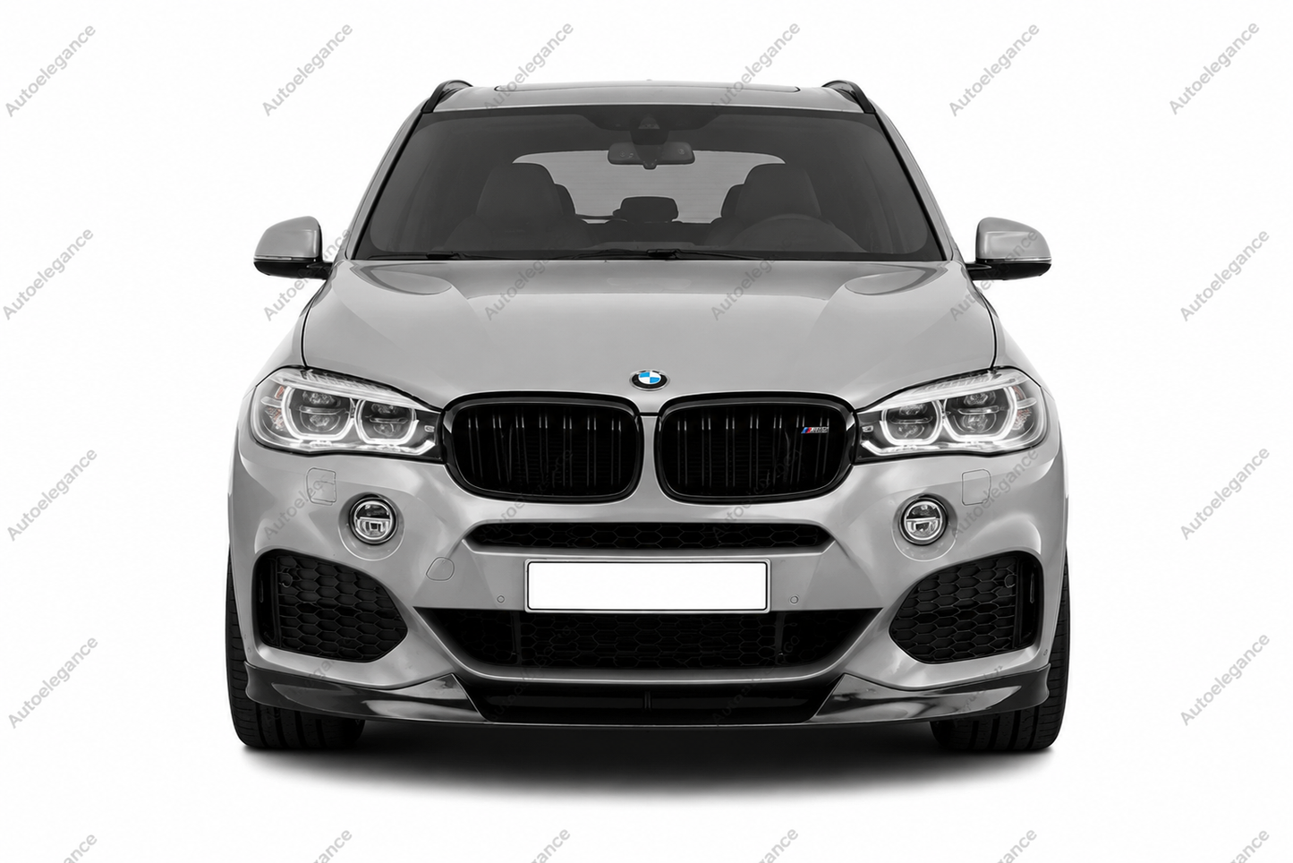 🔥ART.9934 SPLITTER ANTERIORE PER BMW X5 F15 LABBRO NERO LUCIDO M SPORT 13-18🔥