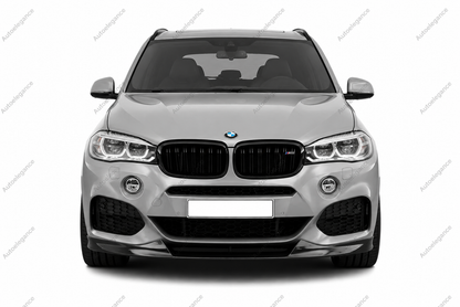 🔥ART.9934 SPLITTER ANTERIORE PER BMW X5 F15 LABBRO NERO LUCIDO M SPORT 13-18🔥