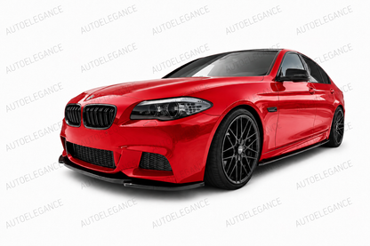 0890⭐FRONT BUMPER SPLITTER BMW 5 SERIES F10 F11 ABS GLOSSY BLACK MSP⭐ 