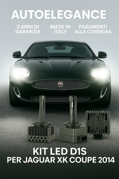 ⭐KIT XENON D1S 6000K ANABBAGLIANTI PER JAGUAR XK COUPÉ – LUCE BIANCA POTENTE⭐