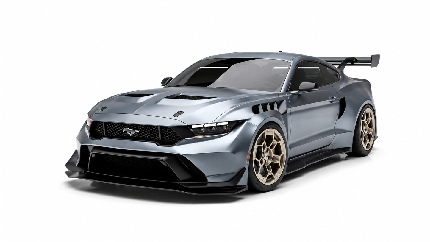💕ART.10285 PARAFANGHI Ford Mustang 2018-2022 look GTD💕