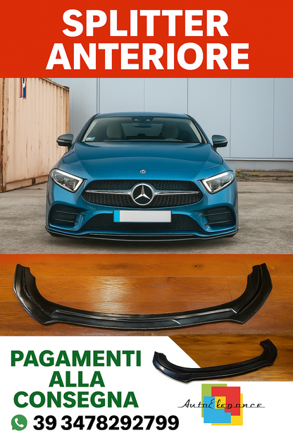 🔥SPLITTER SOTTO PARAURTI ANTERIORE ADATTO PER MERCEDES CLASSE A W177 2018+🔥