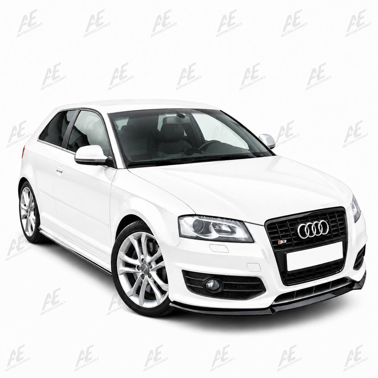💕ART.9887 Splitter Audi A3 S3 8P restyling 08-11 solo per sline nero lucido💕