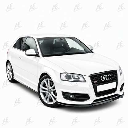 💕ART.9887 Splitter Audi A3 S3 8P restyling 08-11 solo per sline nero lucido💕
