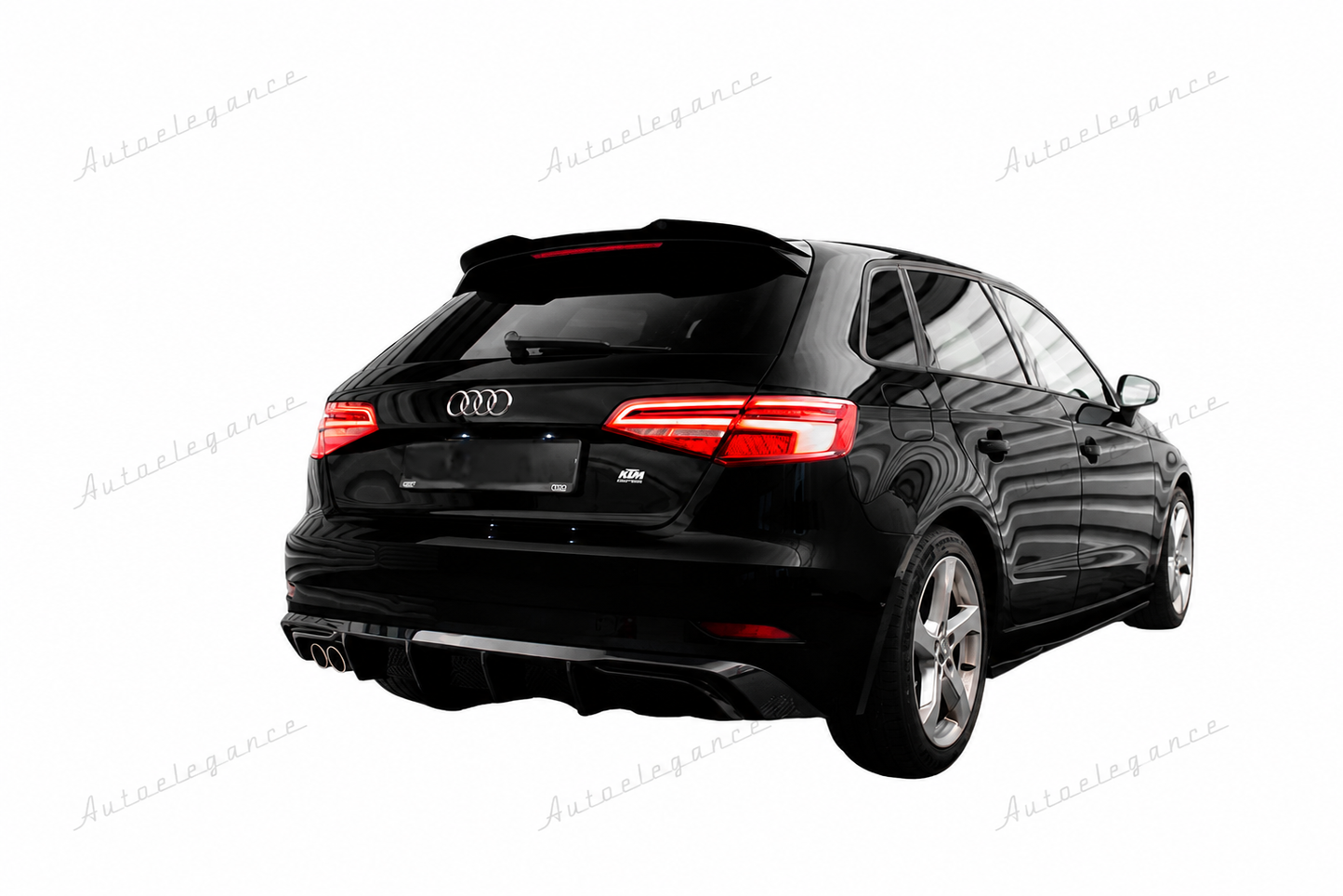 🔥ART.1733 DIFFUSORE RS3 AUDI A3 8V 17+ SOLO STANDARD NERO LUCIDO🔥