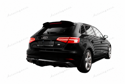 🔥ART.1733 DIFFUSORE RS3 AUDI A3 8V 17+ SOLO STANDARD NERO LUCIDO🔥