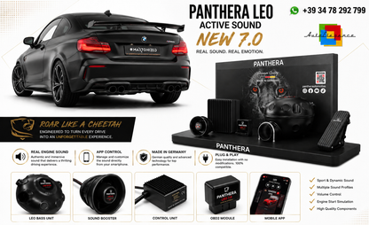 💫ART.2672 PANTHERA Soundsystem Booster 7.0 - BMW M2 F87 / 2 / 2 M-Pack F22💫
