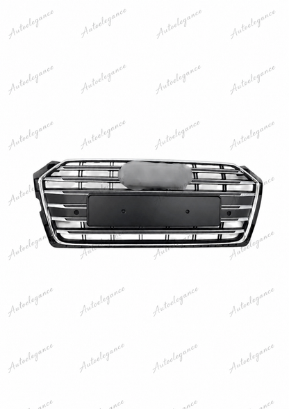 🔥ART.1944 GRIGLIA ADATTO PER AUDI A5 F5 15-19 LOOK S5 NERA PROFILI CROMATI🔥