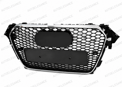 💫ART.0624 GRIGLIA ANTERIORE AUDI A4 B8 12-15 AVANT BERLINA RS4 CROMATO💫