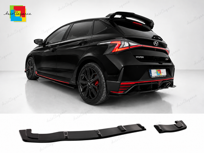 👉Splitter Posteriore Estrattore Hyundai i20 N MK3 2020- Nero Lucido ABS👈