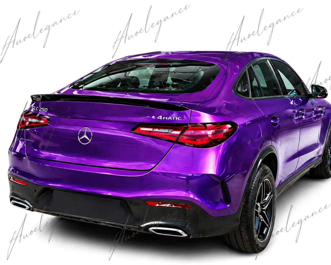 🔥ART.9725 SPOILER POSTERIORE PER BAGAGLIAIO GLC C254 NERO LUCIDO in ABS 2024+🔥
