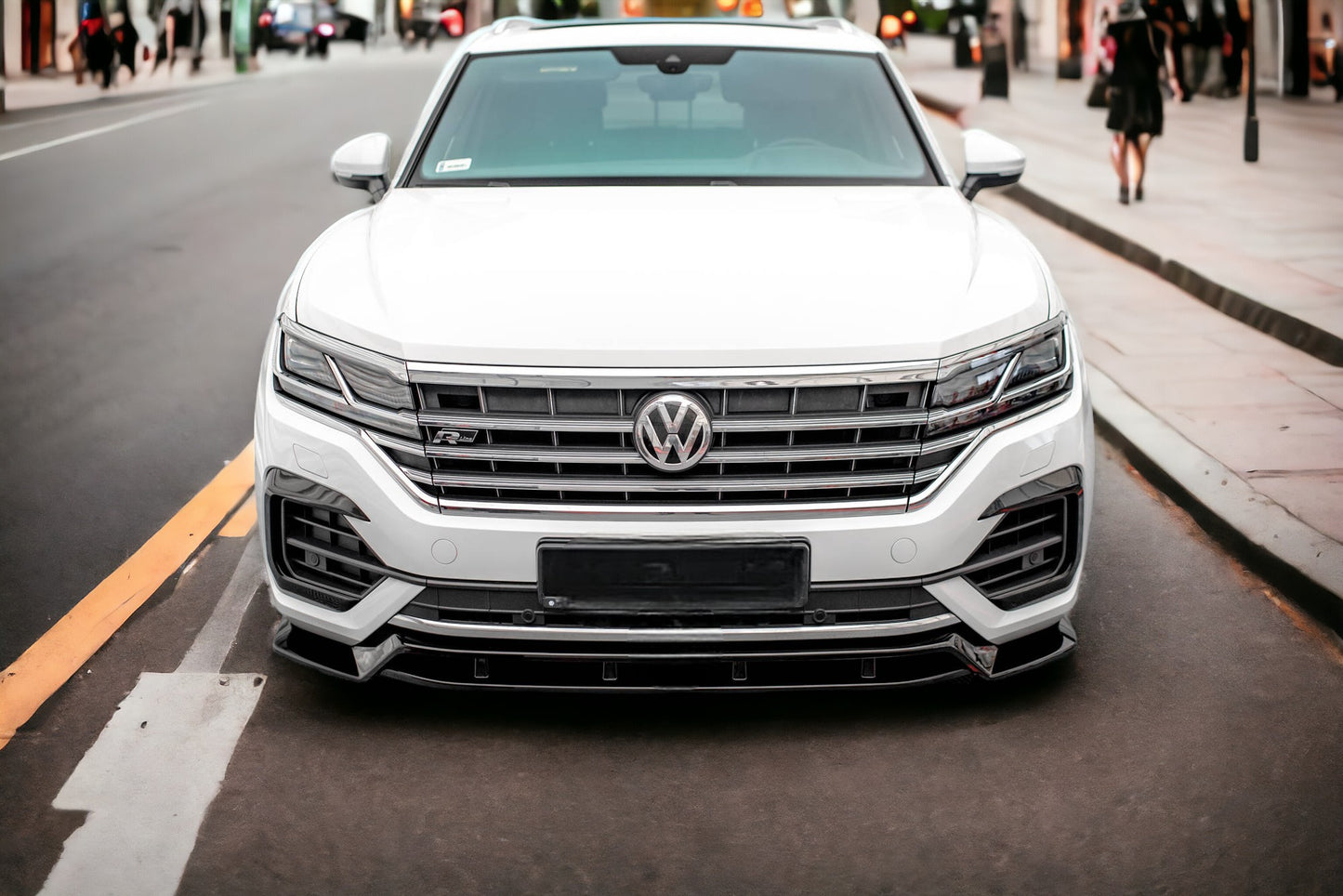 FRONT SPLITTER suitable for VOLKSWAGEN TOUAREG R-LINE MK3 