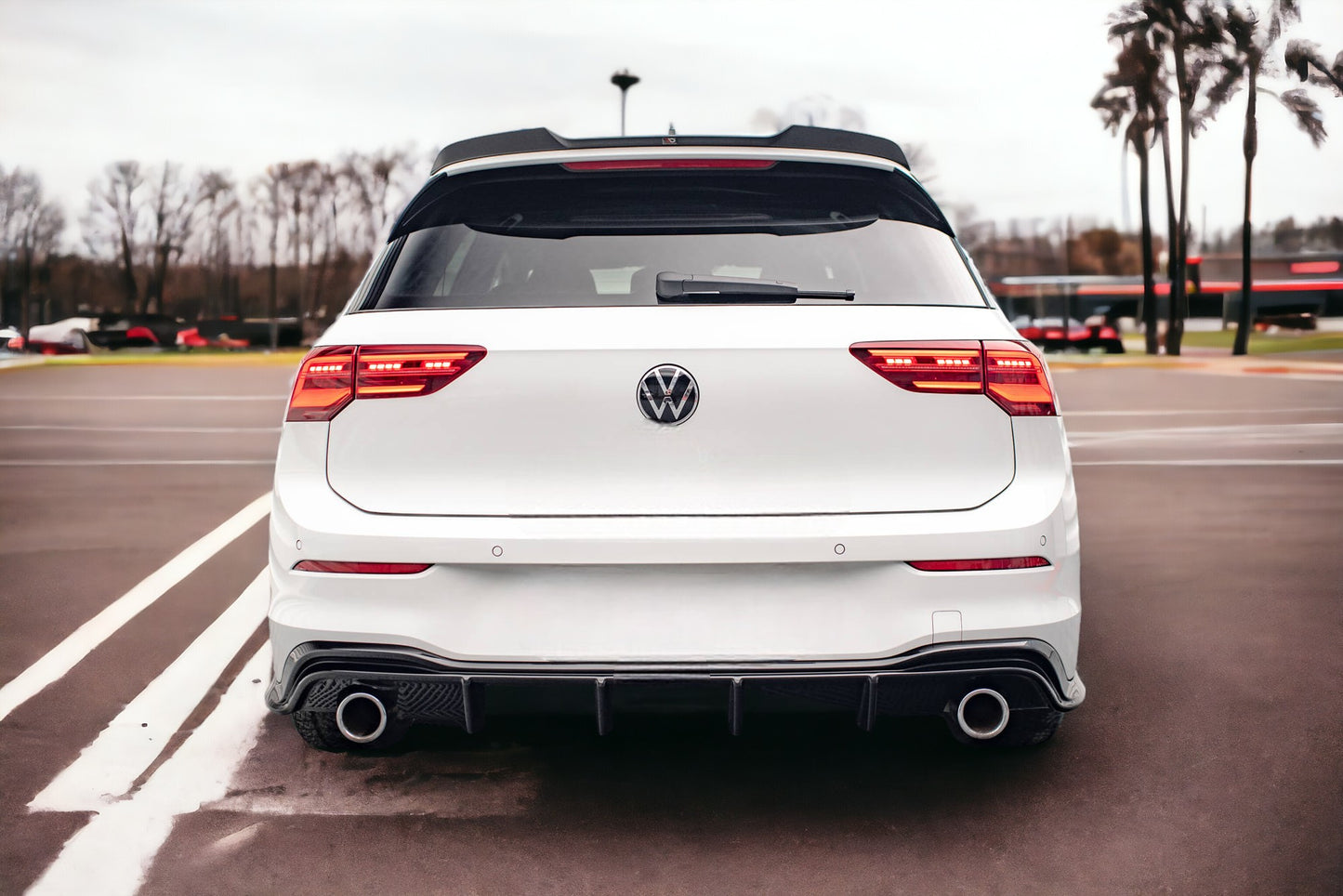 REAR DIFFUSER V.4 SUITABLE FOR VOLKSWAGEN GOLF 8 GTI 