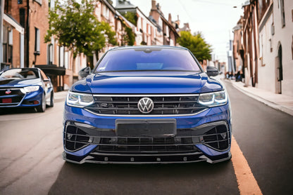 FRONT SPLITTER V.2 SUITABLE FOR VOLKSWAGEN TIGUAN R/R-LINE MK2 FACELIFT 