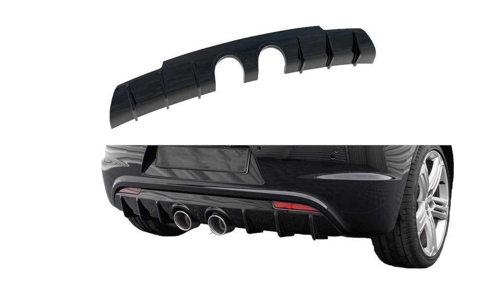 REAR DIFFUSER V.3 SUITABLE FOR VOLKSWAGEN SCIROCCO R MK3 