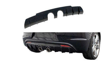 REAR DIFFUSER V.3 SUITABLE FOR VOLKSWAGEN SCIROCCO R MK3 